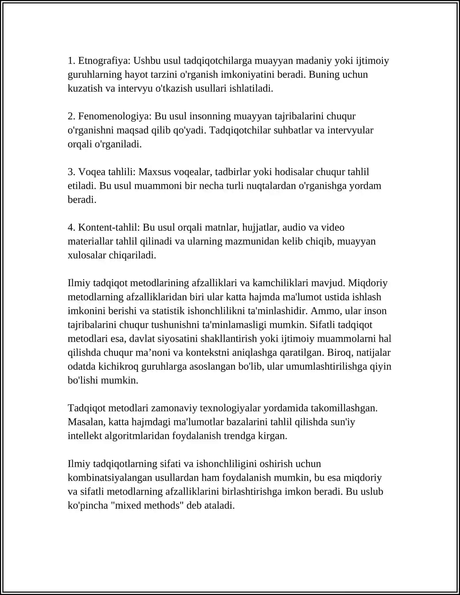 DASTLABKI ILMIY TADQIQOT YOZISH 4