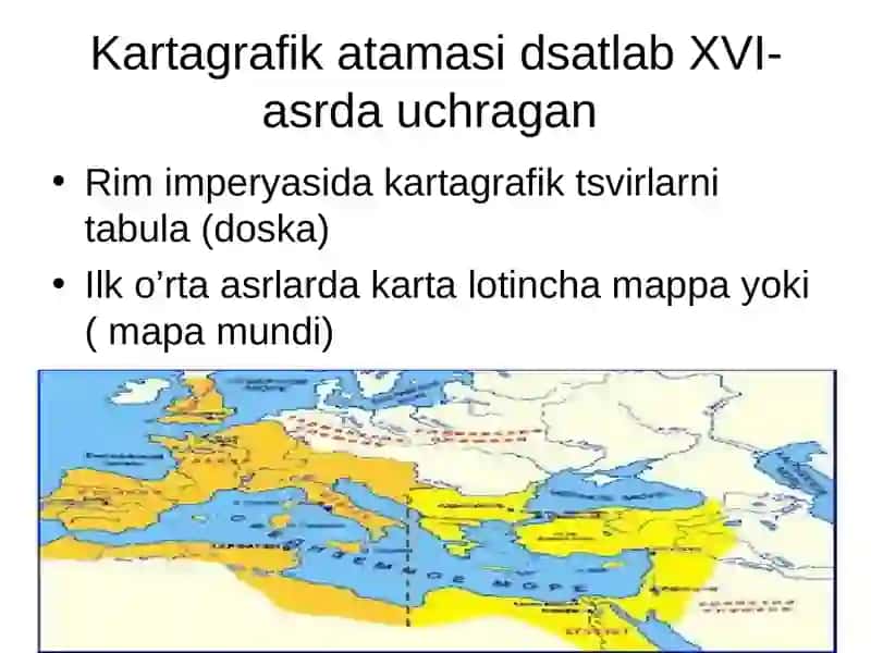 Kartagrafiya fanining rivojlanishi 4