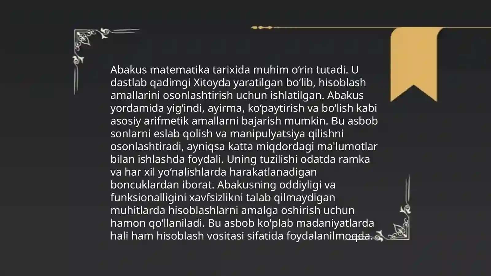 Abakusda sodda boʻlish 4