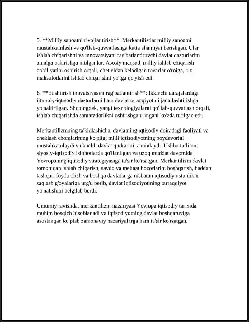 MERKANTINIZM 4