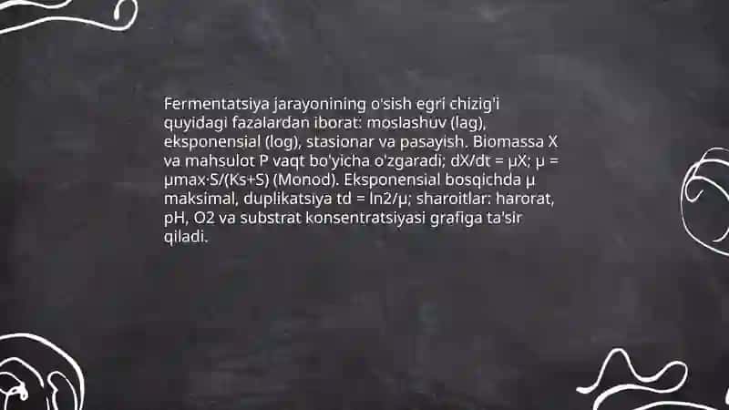 Biotexnologik jarayonlarning oqim diagrammalari 4