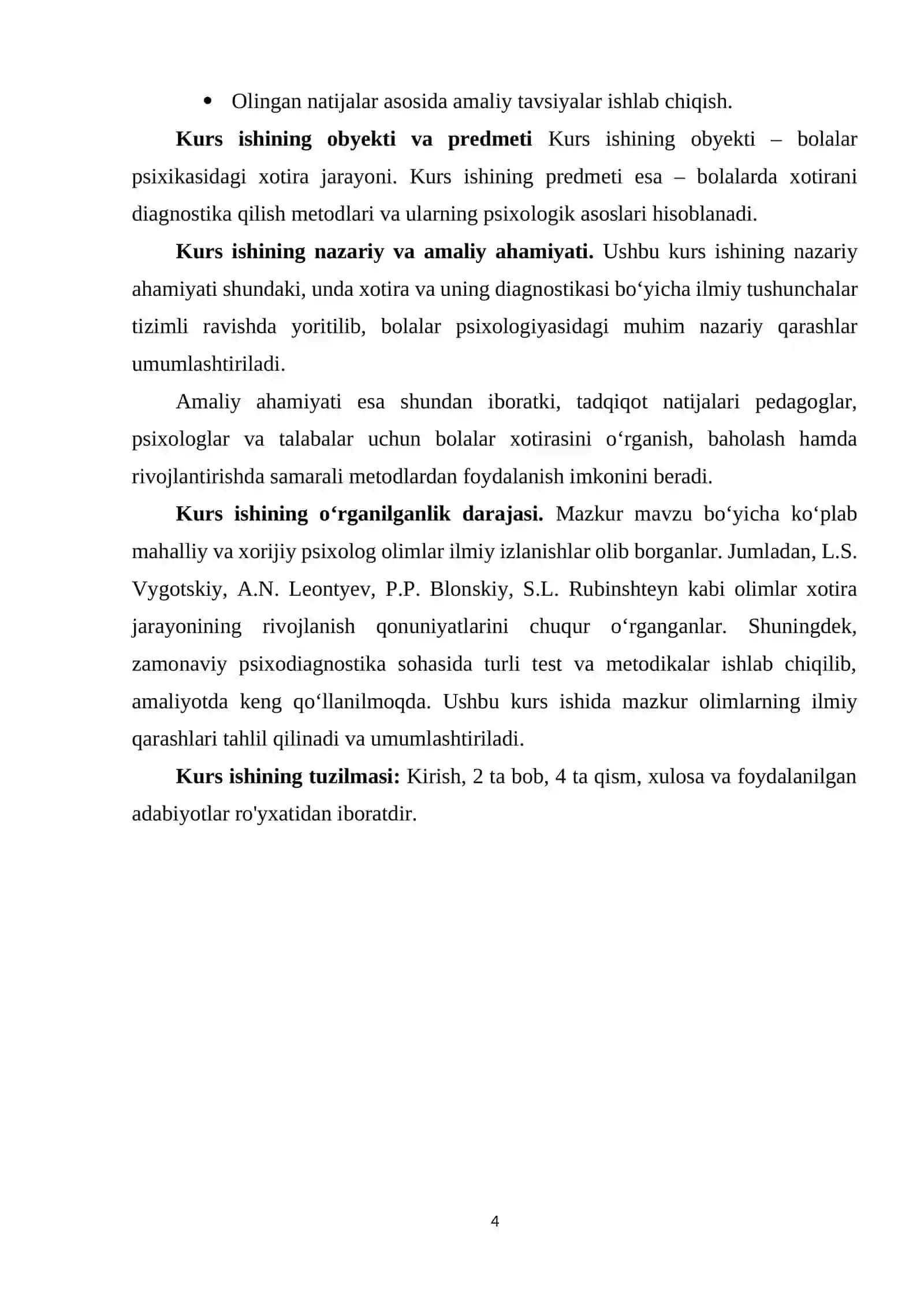 Xotirani diagnostika qilish metodlari 4