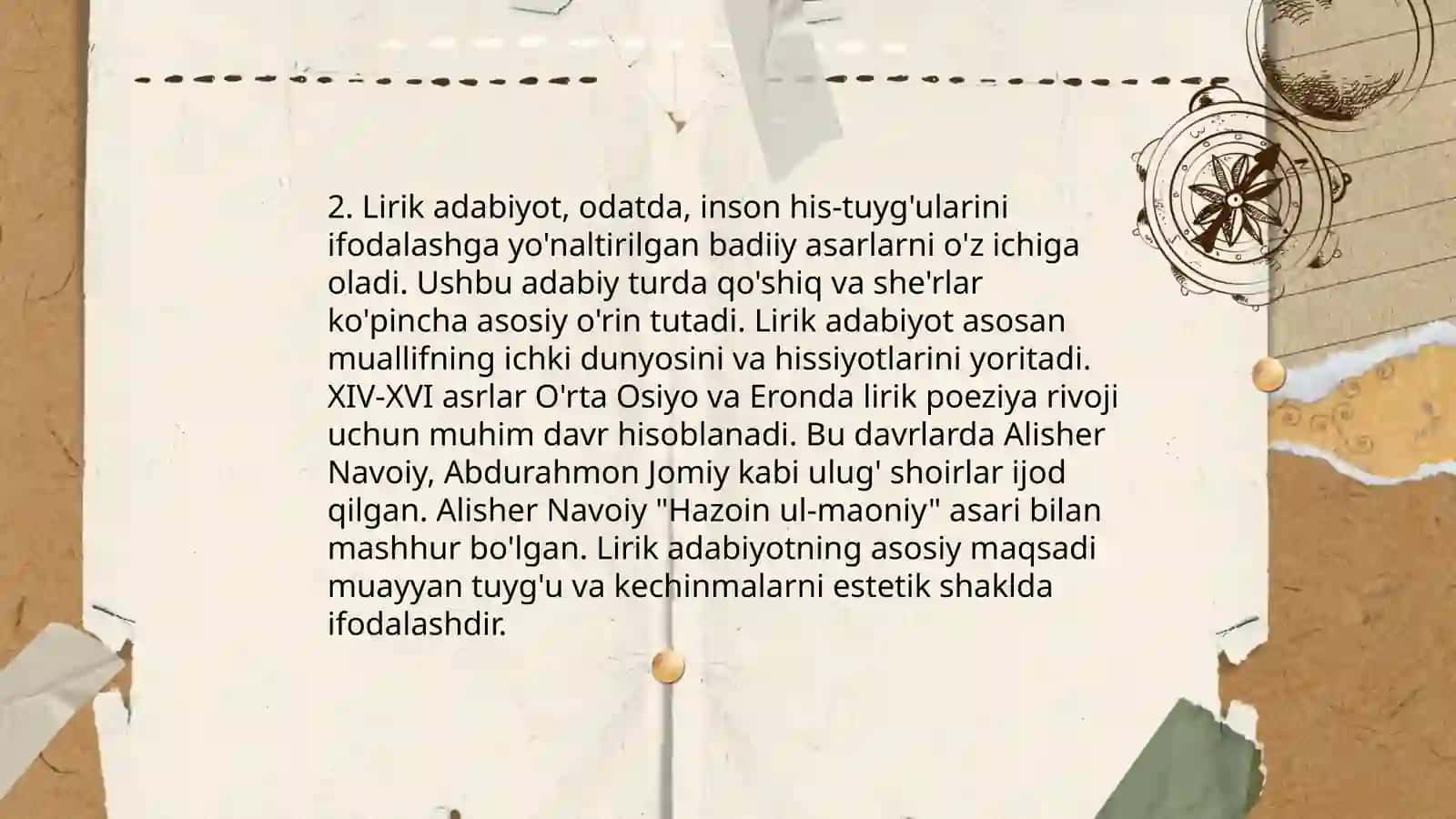 Adabiy tur va janrlar 4
