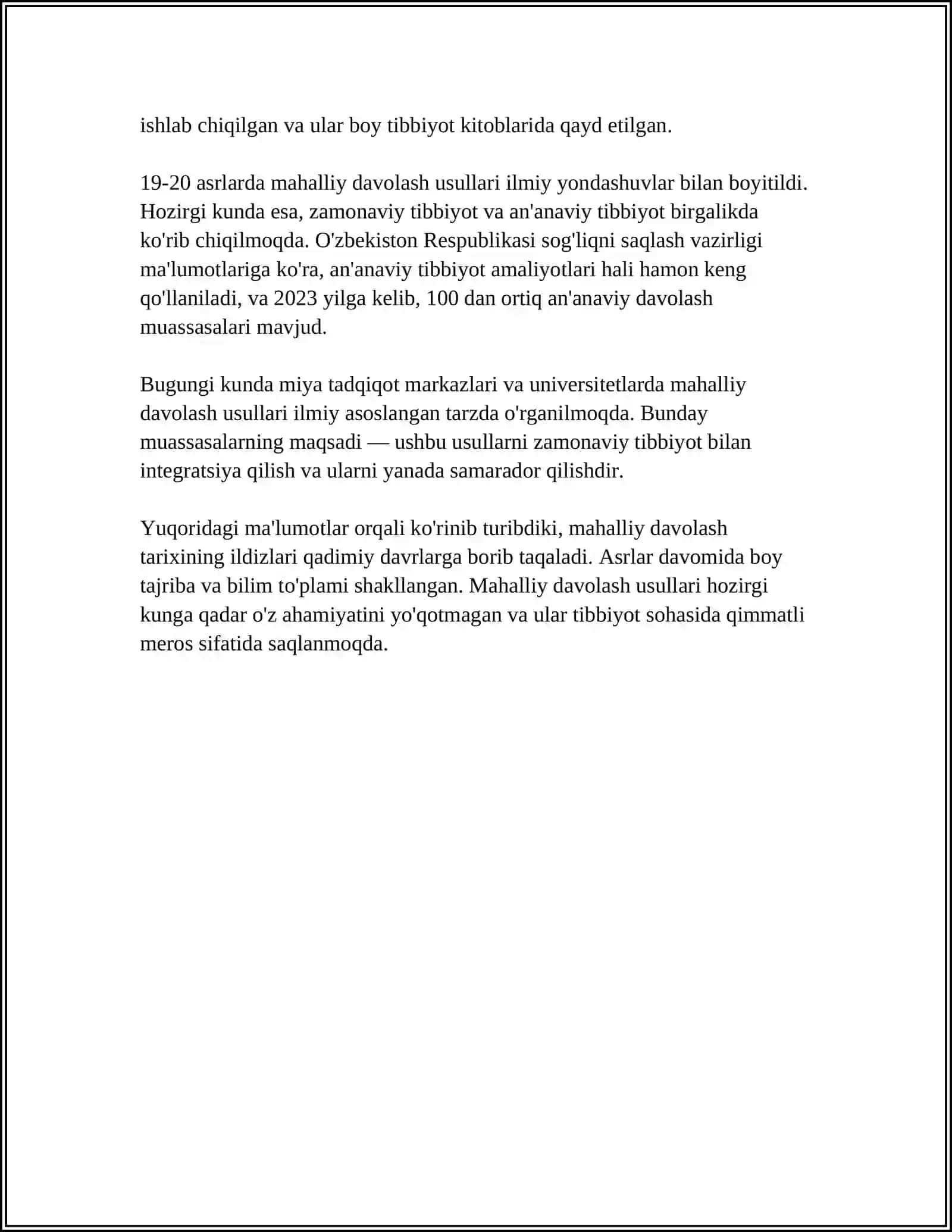 MAHALLIY DAVOLASH PEDAGOGIKASINING RIVOJLANISH ASOSLARI 4