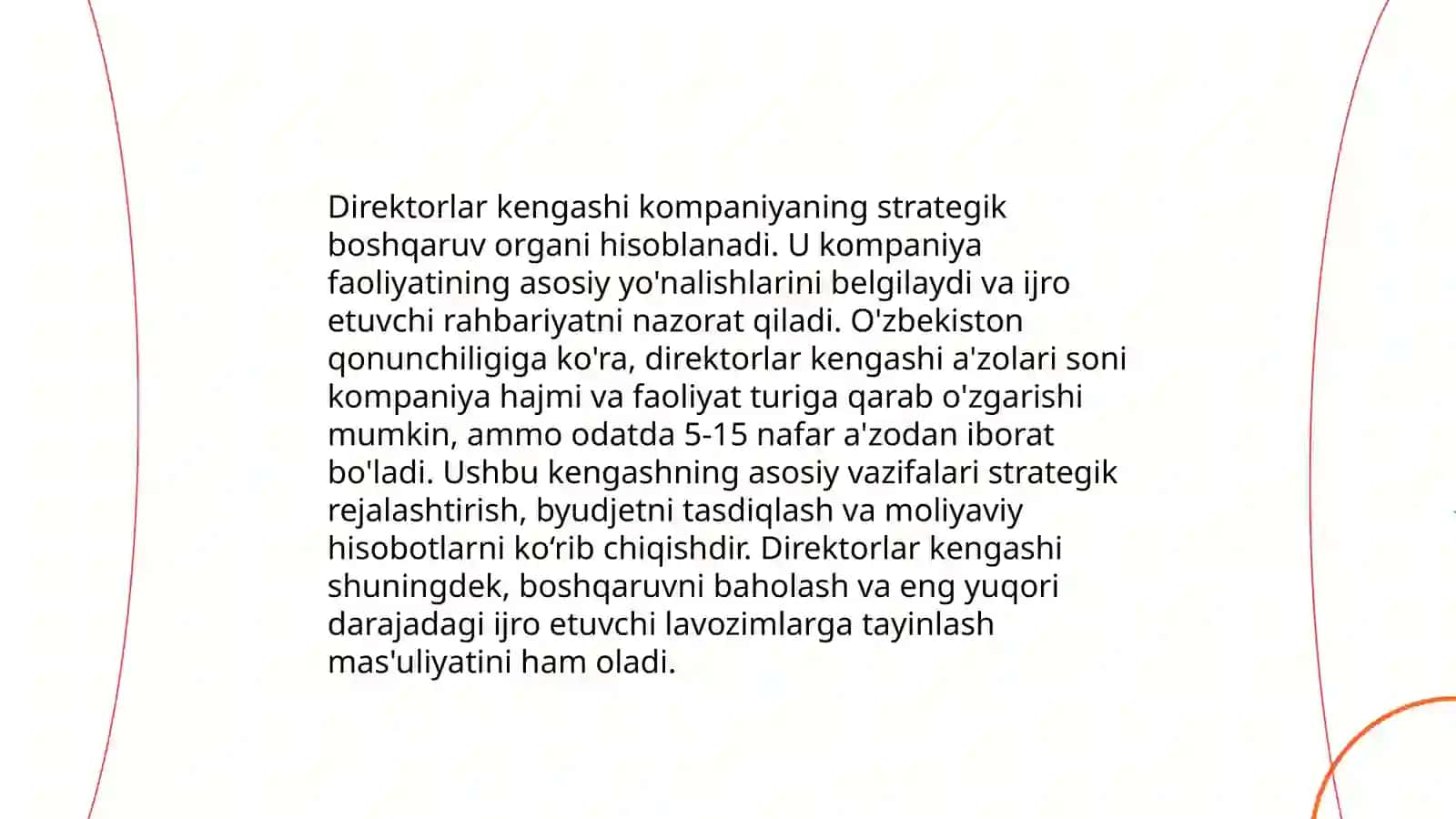 Korporativ boshqaru kodeksi 4