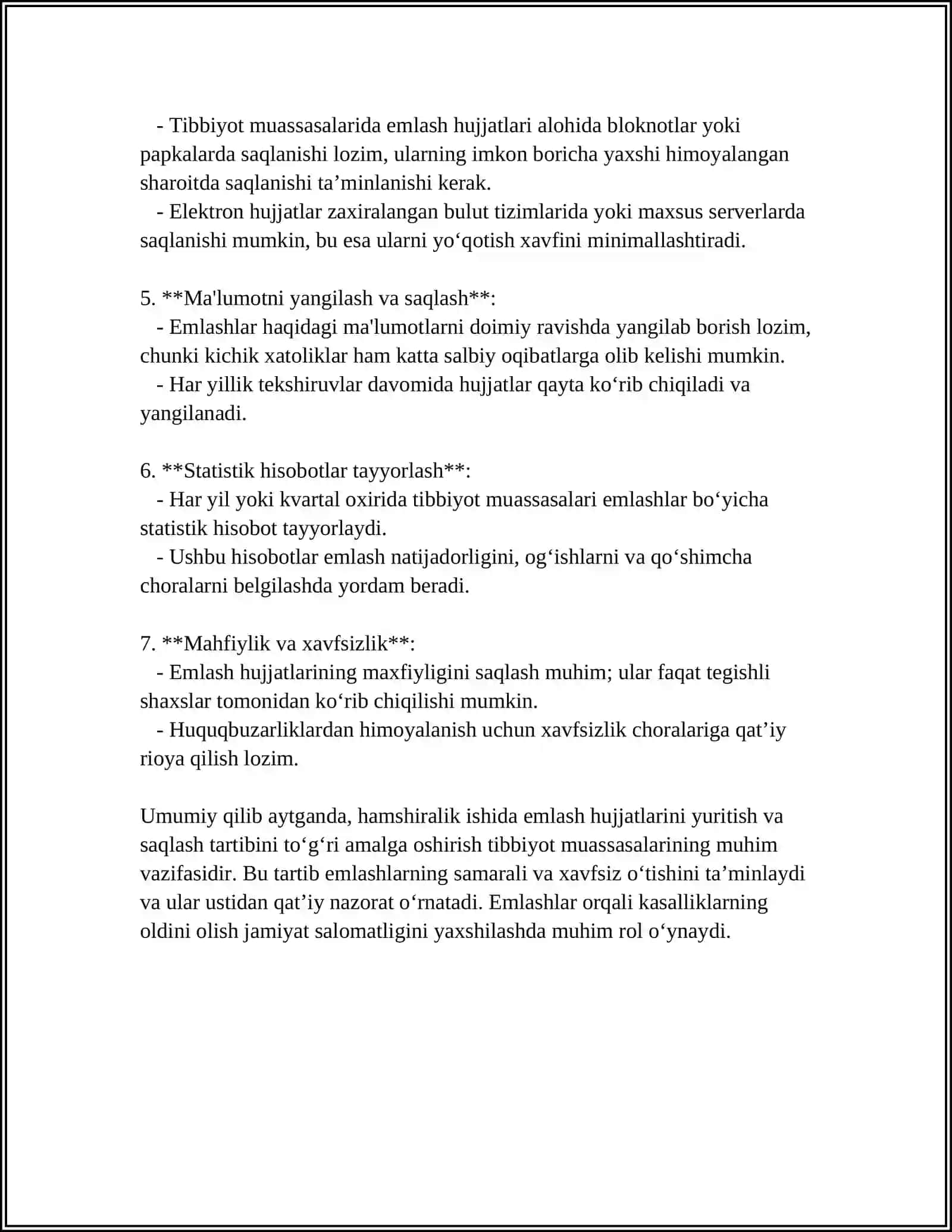 JAMOAT SALOMATLIG TEXNIKUMI DAVOLASH ISHI 4