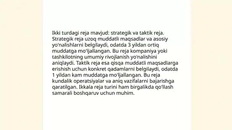Reja.Rejaning turlari 4