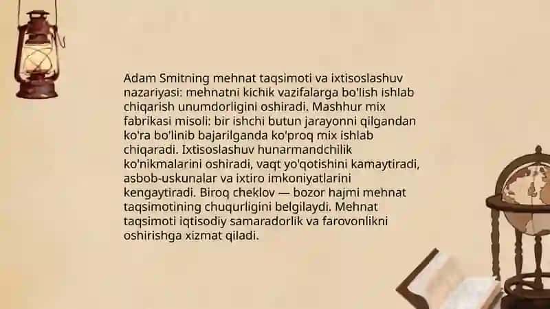 Klassik iqtisodchilar Adam Smit, Rikardo, Maltus 4