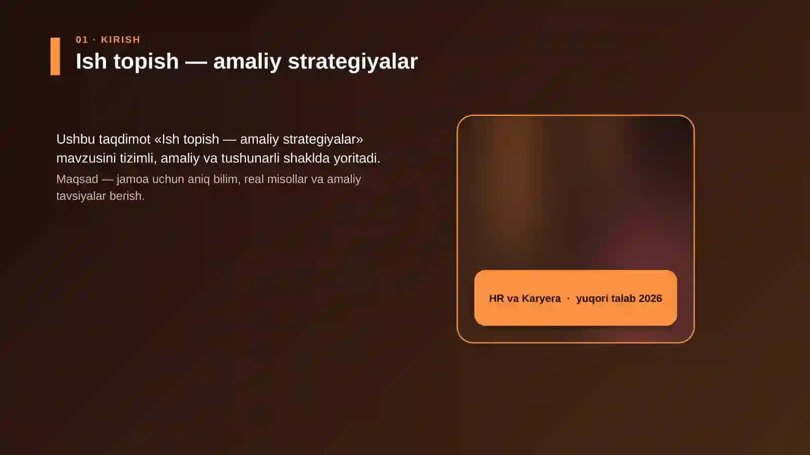 Ish topish — amaliy strategiyalar 4