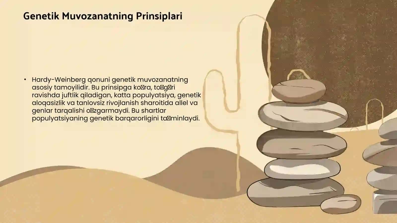 Populyatsiyaning genetik muvozanati 4