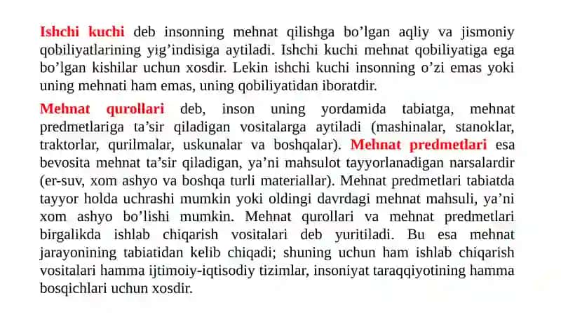 Ishlabchiqarish jarayonlari va uning natijalari 4