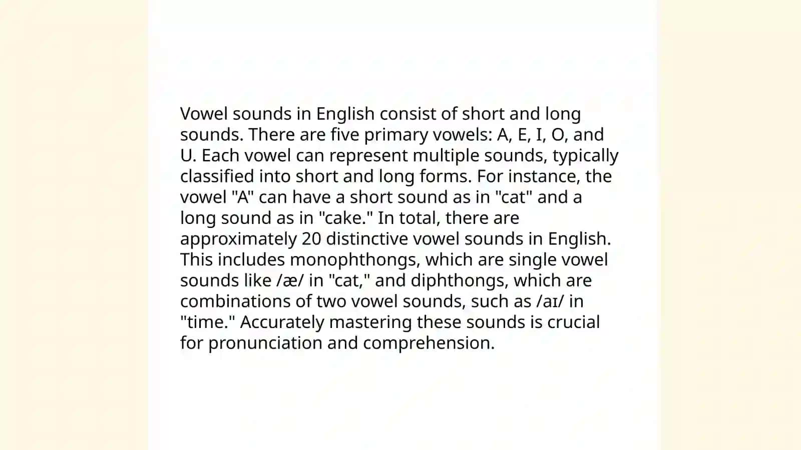 Learning pronunciation 4