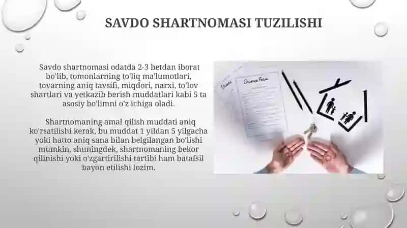 Pudrat shartnomasi va uning turlari 4