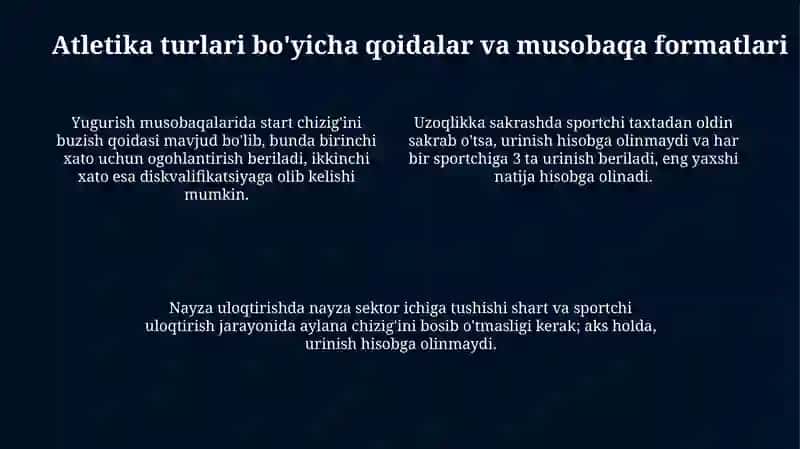 Yengil atletika va uning turlari 4