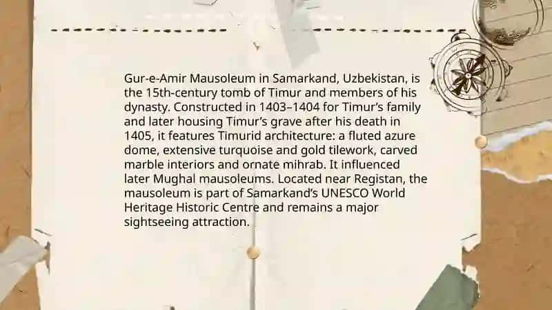 The sightseeing of Uzbekistan 4