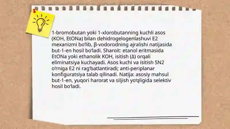Buten-1 olish usullari 4