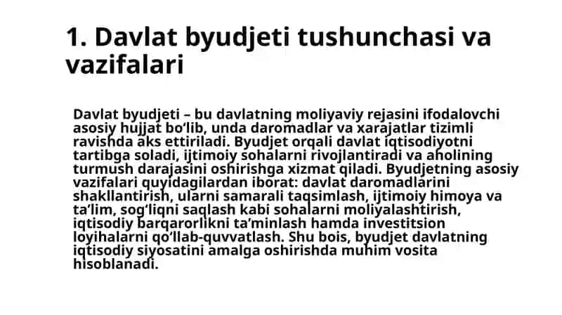 Davlatning byudjet soliq siyosati 4