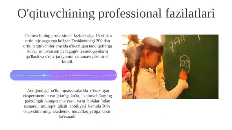 O'qituvchining shaxsiy va kasbiy fazilatlari 4