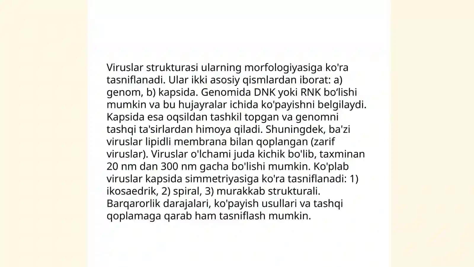 Viruslarning zamonaviy klassifikatsiyalari 4