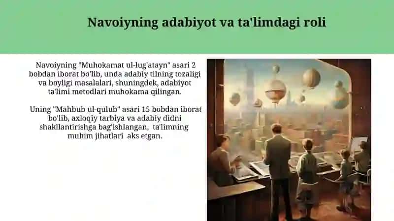 Alisher Navoiyning pedagogik qarashlari 4