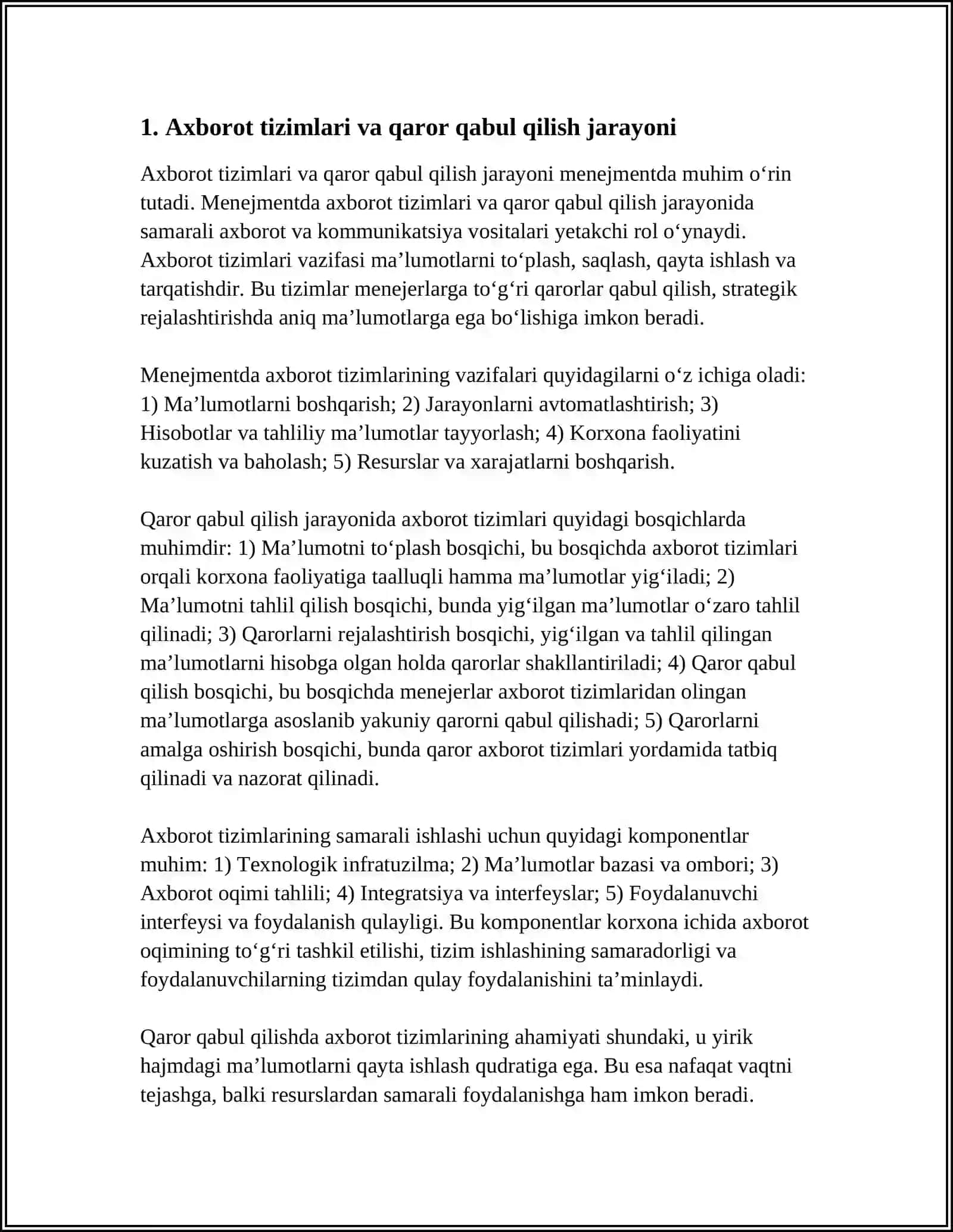 MENEJMENTDA AXBOROT VA KOMMUNIKATSIYA 4