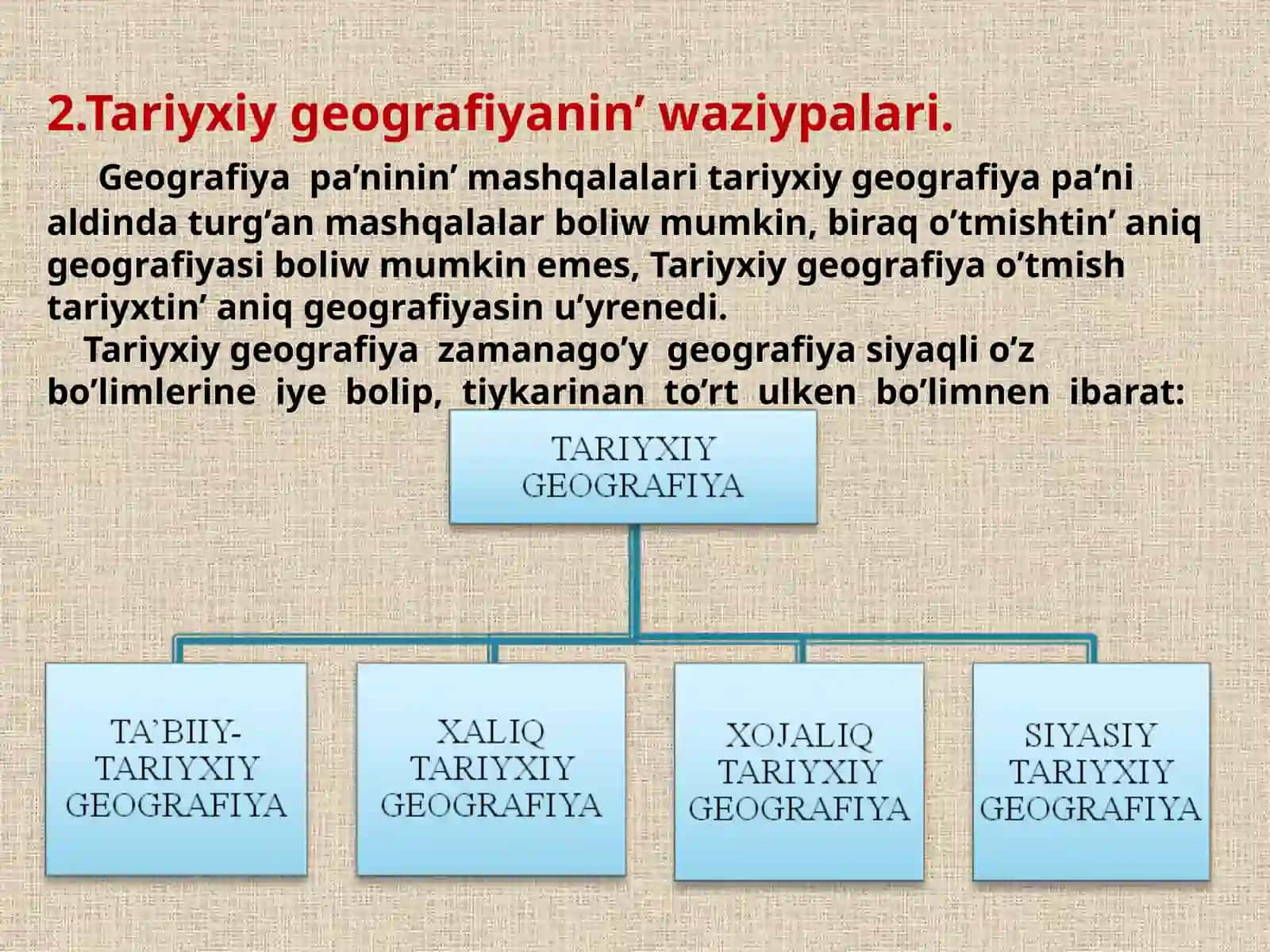 Tariyxiy geografiya pa'ni tanqidiy ko'z o'tilishi 4