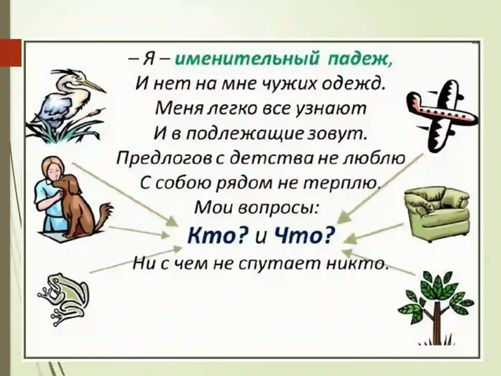 Именительныйпадеж. Предложный падеж 4