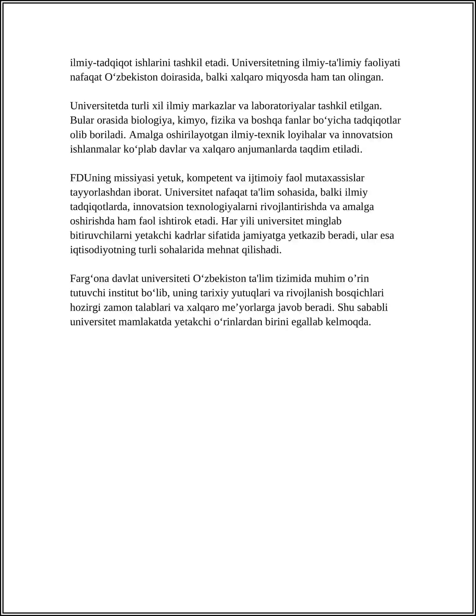 FARGʻONA DAVLAT UNIVERSITETI 4