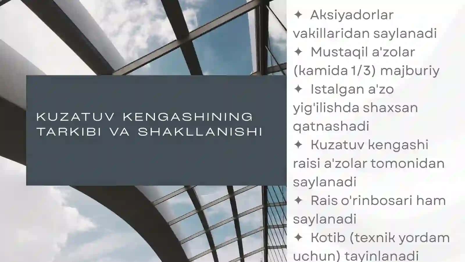 kompaniyalar KUZATUV KENGASHI 4