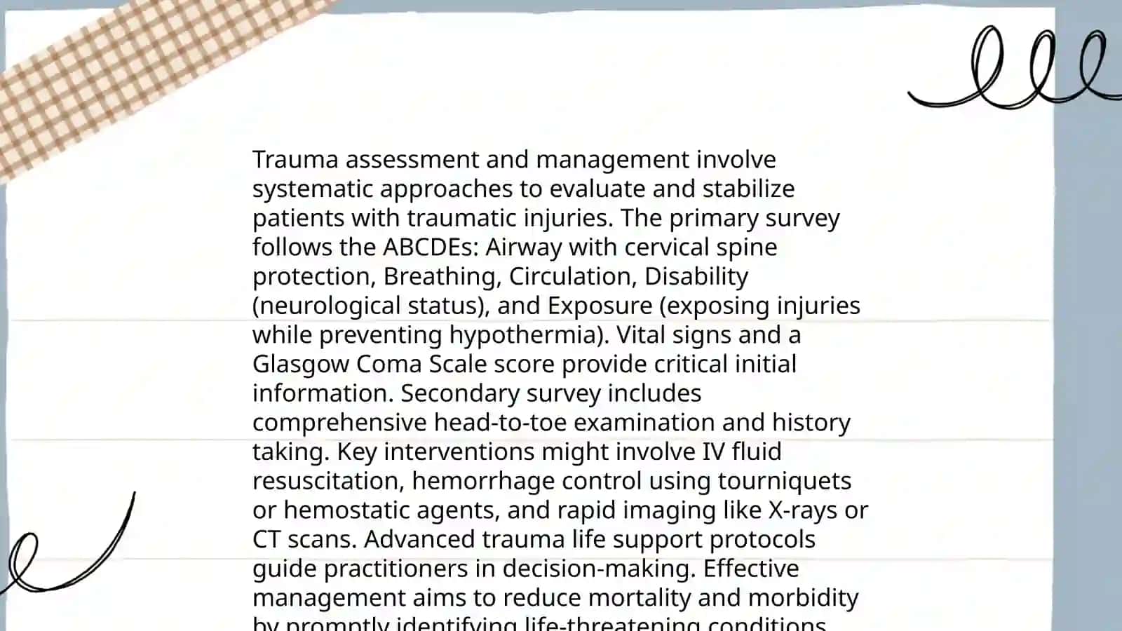Emergency medical care 4