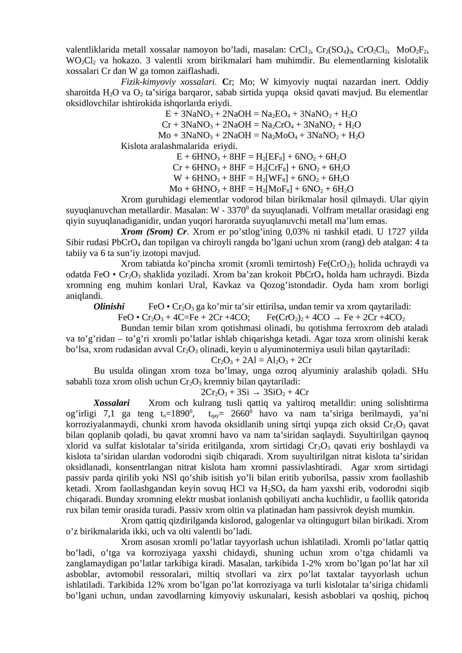 Vanadiy guruhcha elementlariga umumiy tavsif 4