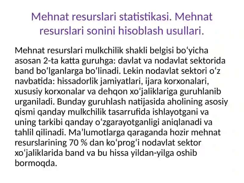 Mehnat Bozor Statistikasi 4