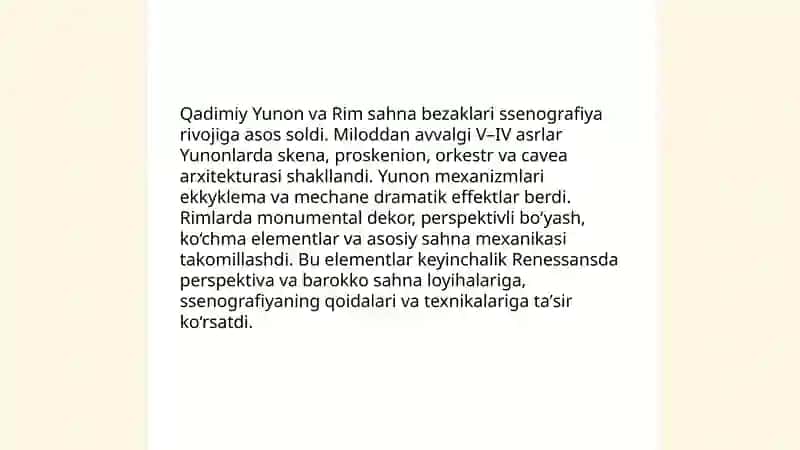 Ssenografiyaning yuzaga kelishi 4