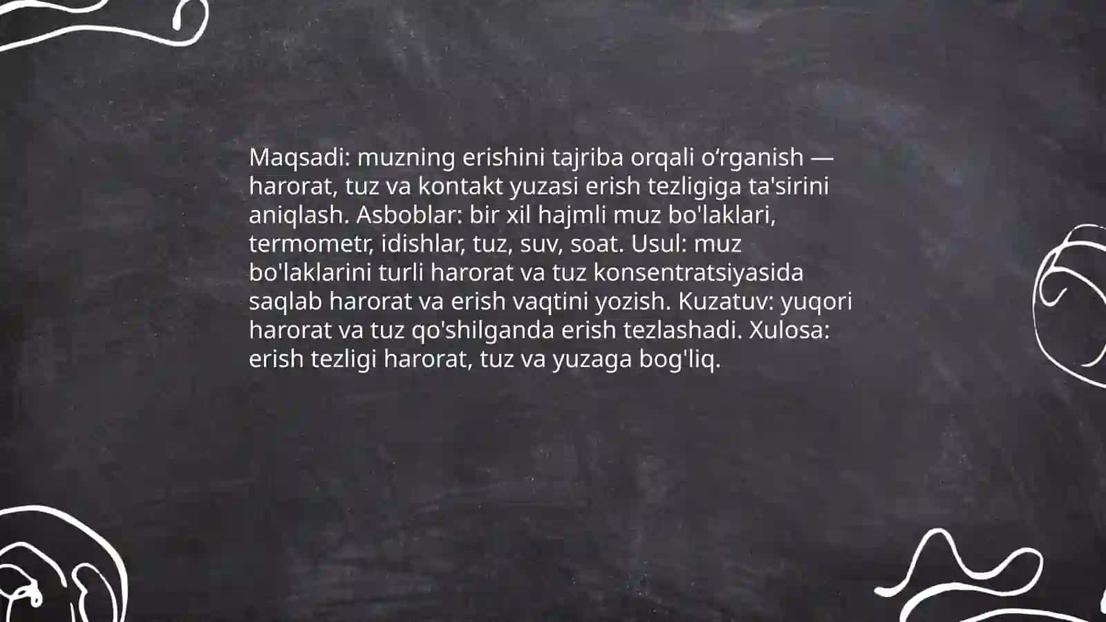 Suvning uch holatini tajribada o‘rganish 4