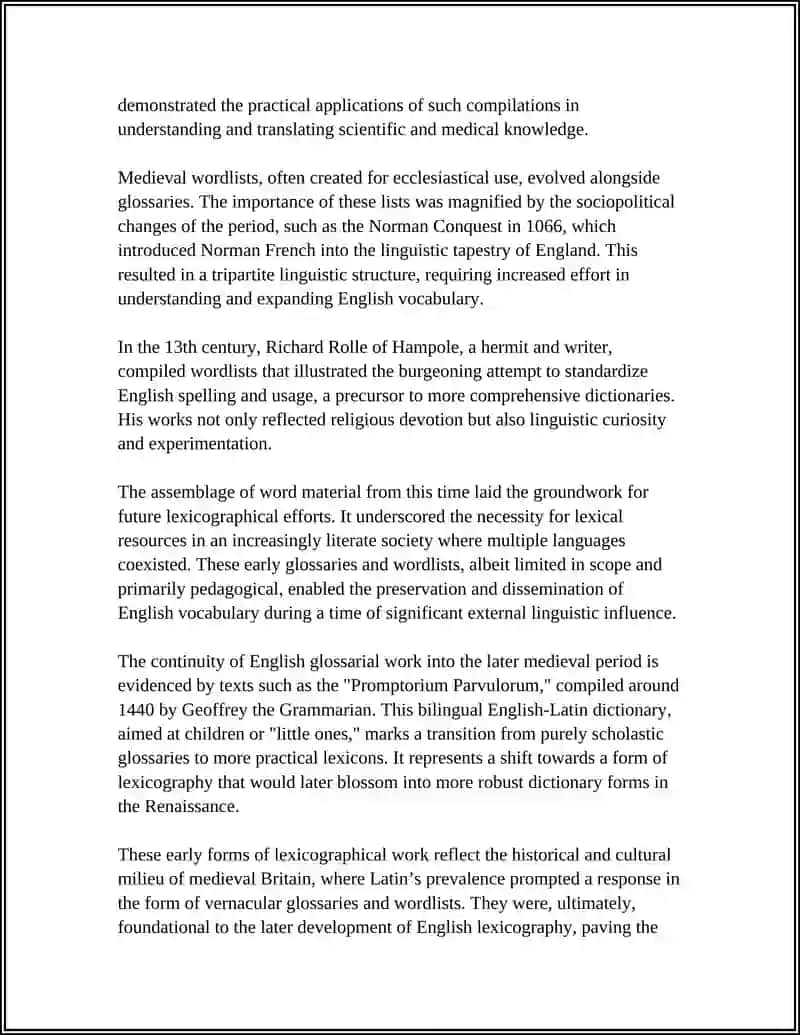 HISTORICAL DEVELOPMENT OF BRITISH AND AMERICAN LEXICOGRAPHY.TYPES OF ENGLISH DICTIONARIES 4