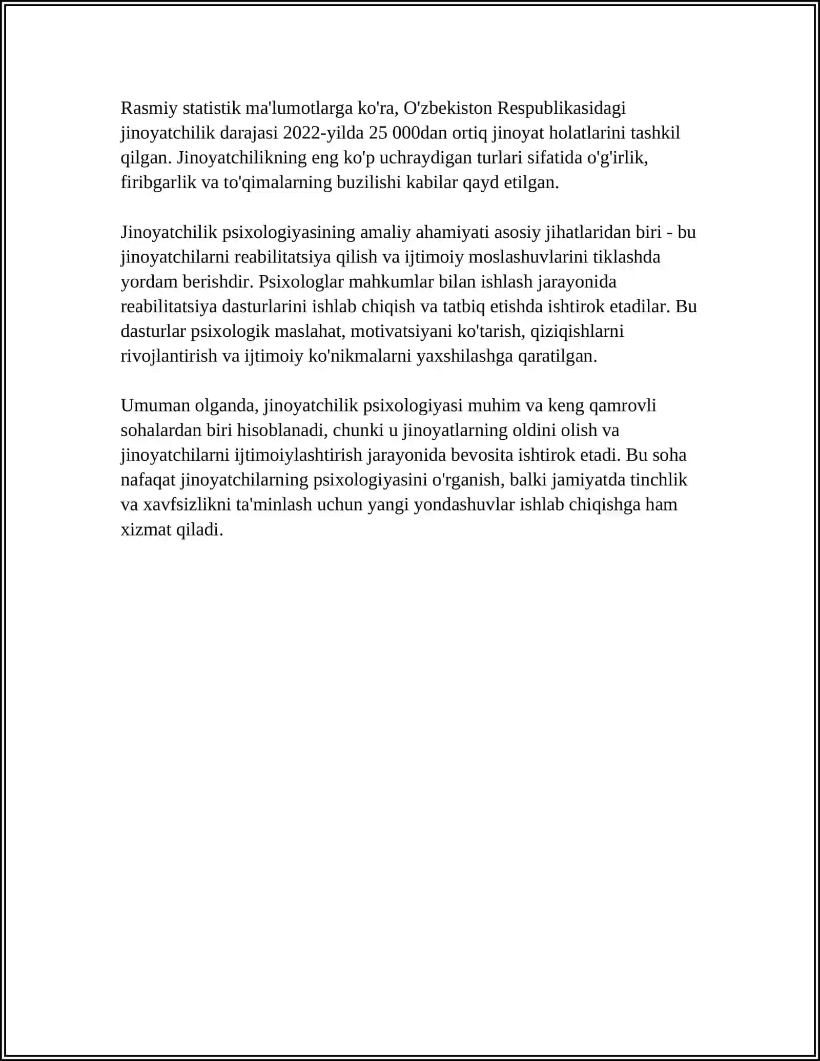 PSIXOLOGIK PROFIL JINOYATCHINI IZLASH USLUBI SIFATIDA 4