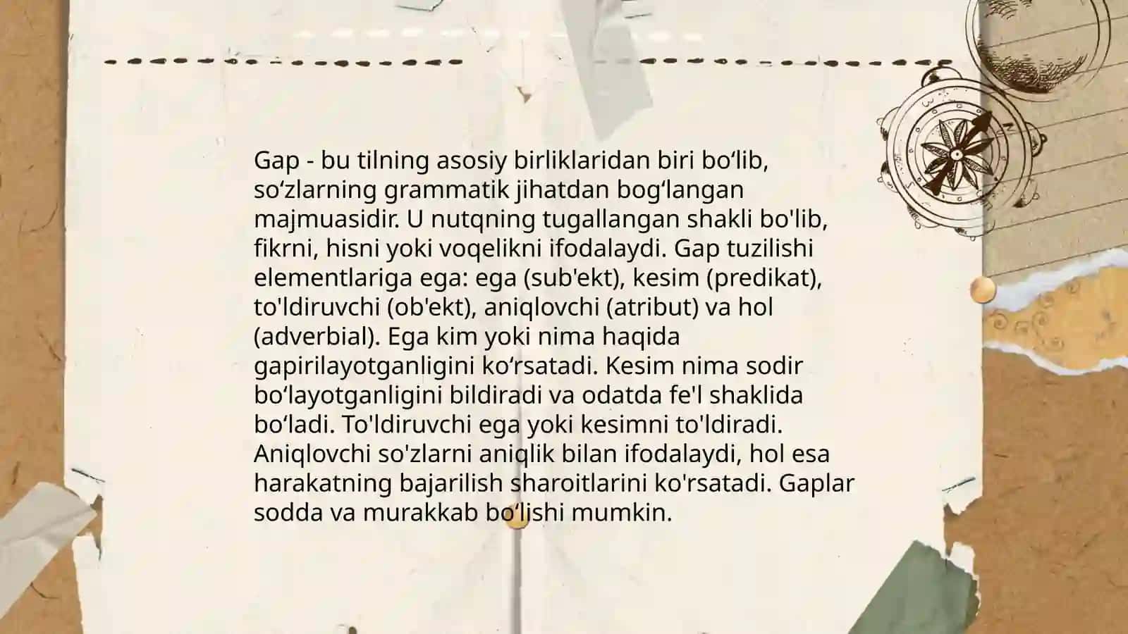 Oʻzbek tilida soʻz-gaplar 4