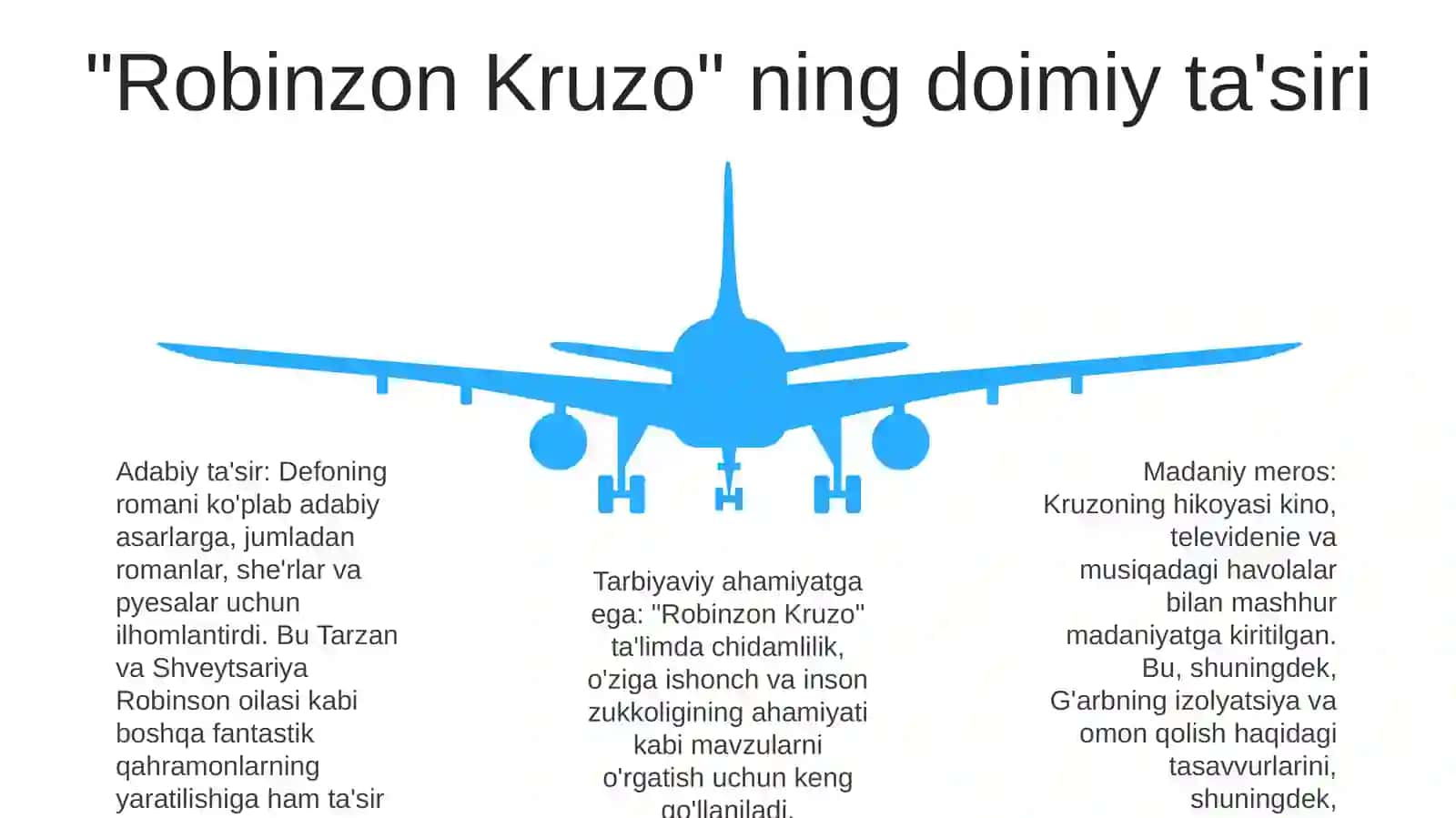 Daniel Defoning "Robinzon Kruzo" Romani 4