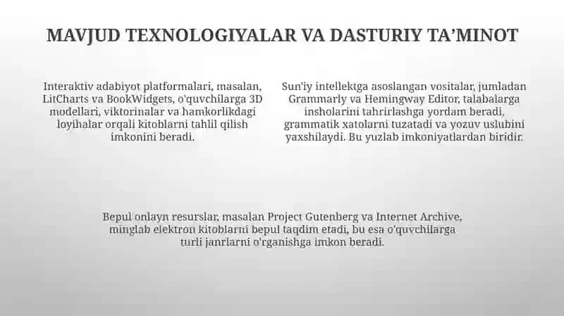 Adabiyot taʼlimida kompyuterlashtirish 4