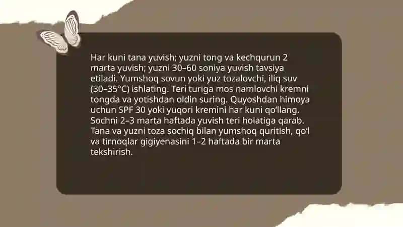Shaxsiy gigiyena asoslari 4