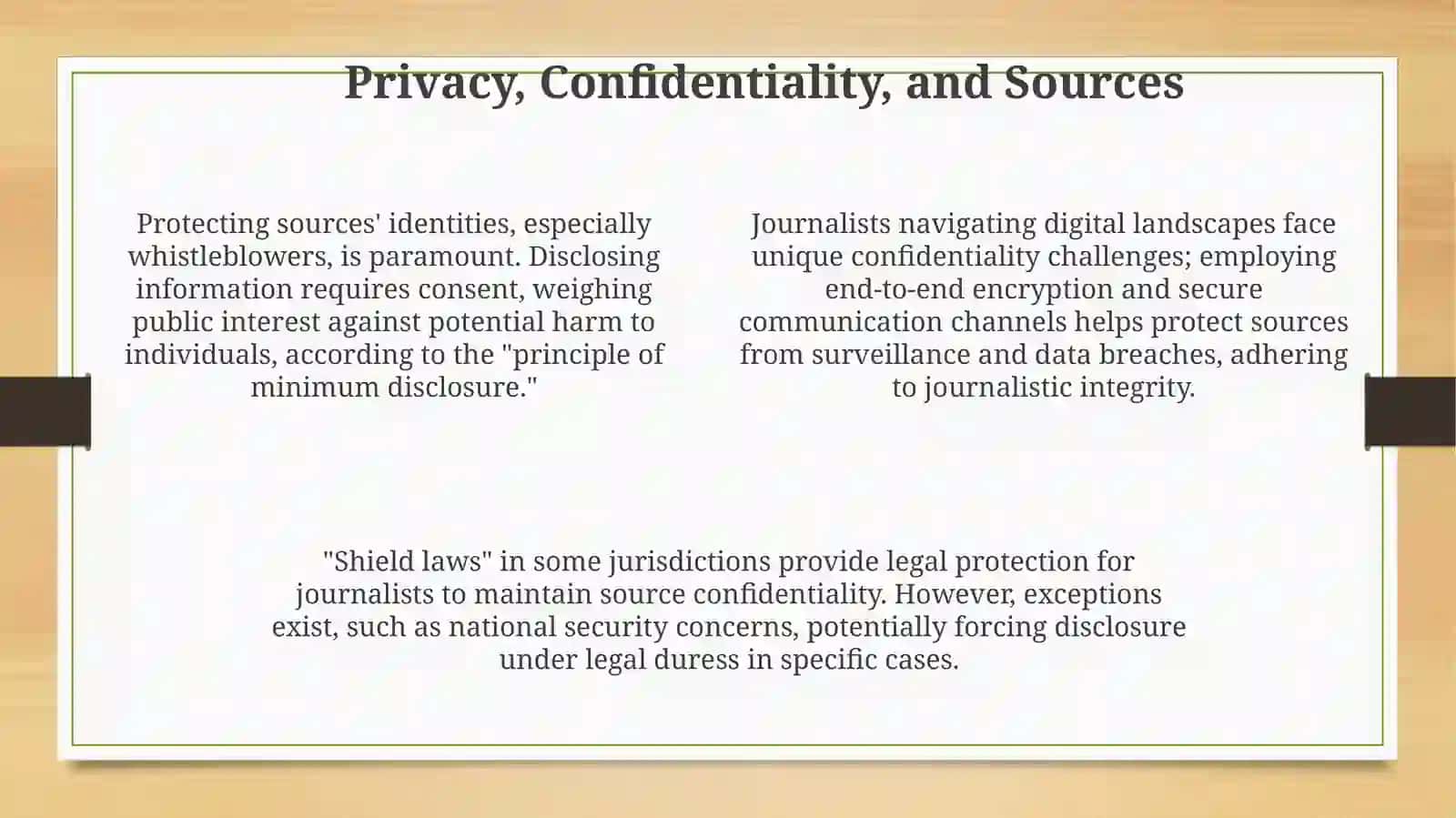 Ethics of mass media 4