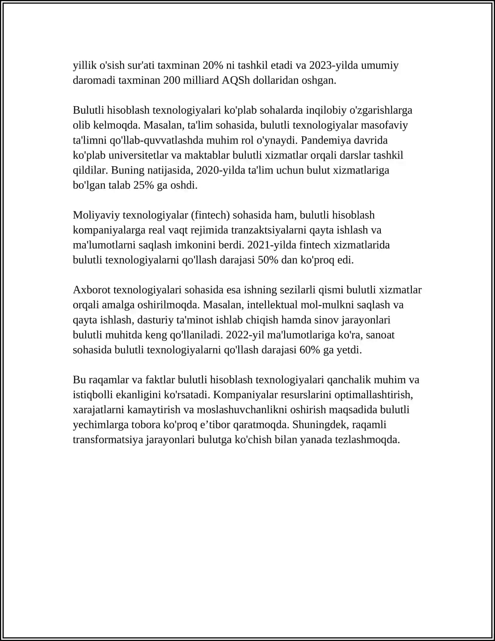 Bulutli hisoblash texnologiyalari 4