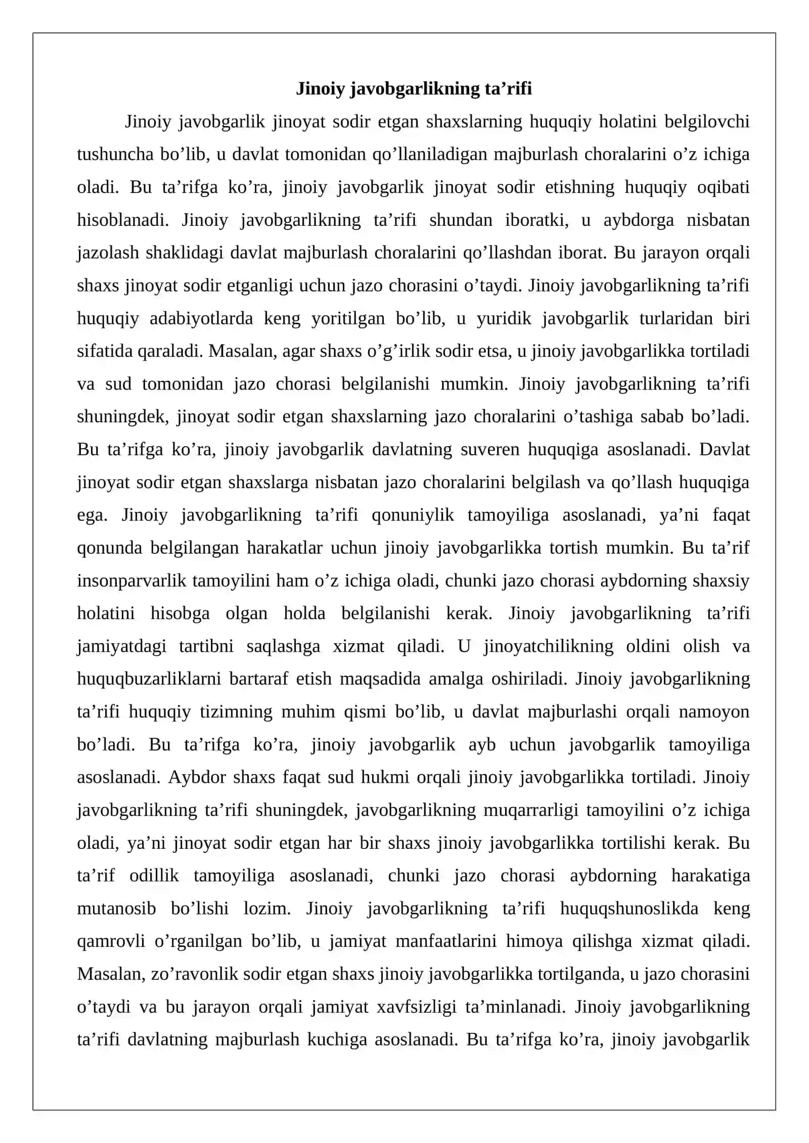 Jinoiy javobgarlik va uning asoslari 4