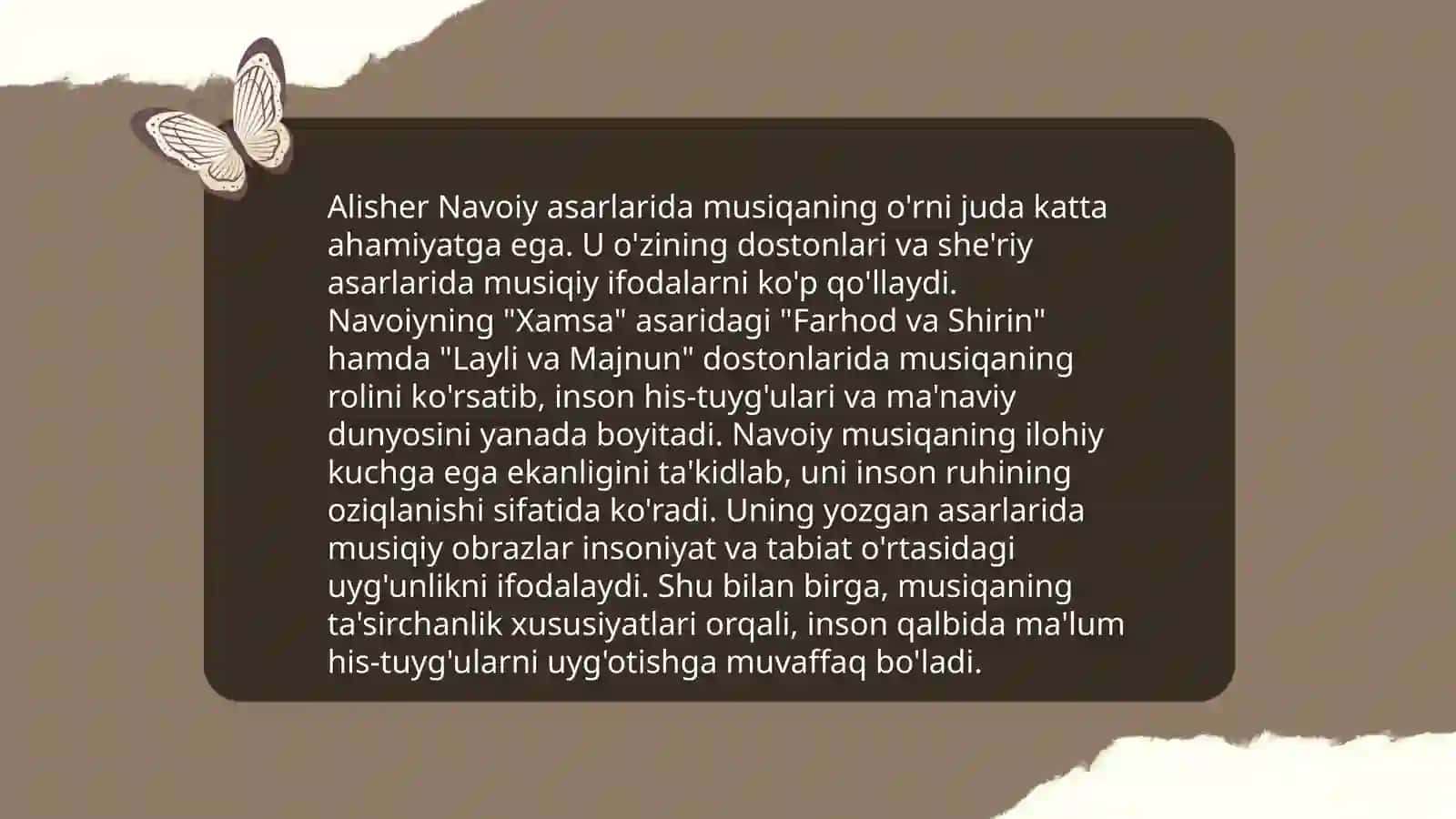 Alisher Navoiy va musiqa 4