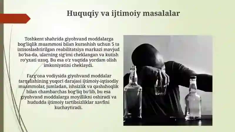 Psixoaktiv moddalarni istemol qilish bilan boģliq buzilishlar 4