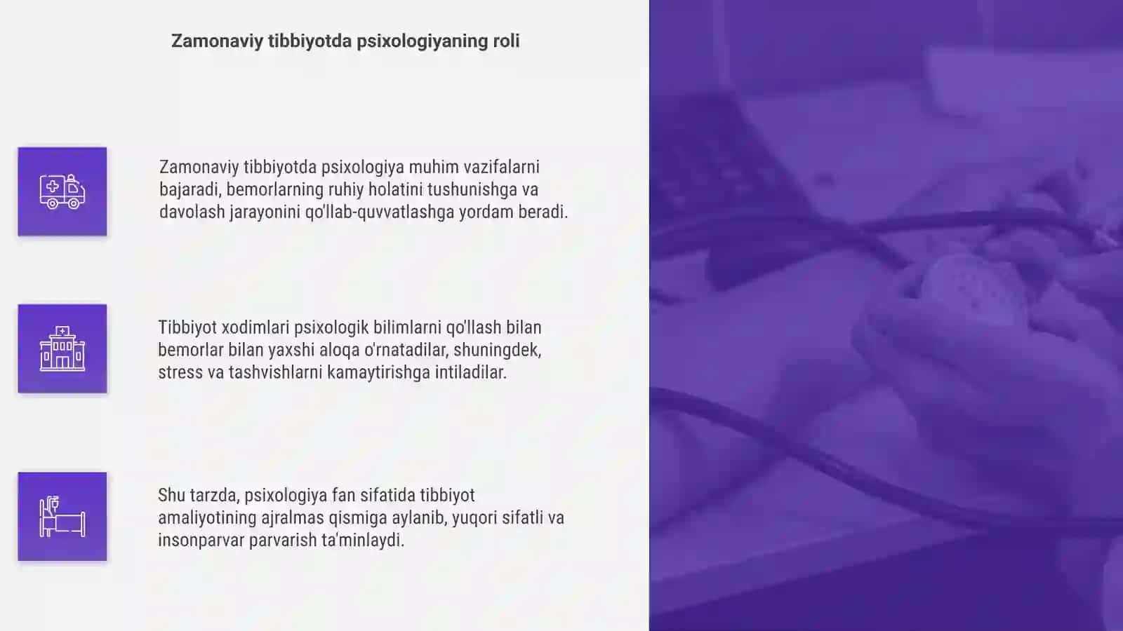 Psixologiya va Zamonaviy Tibbiyot 4