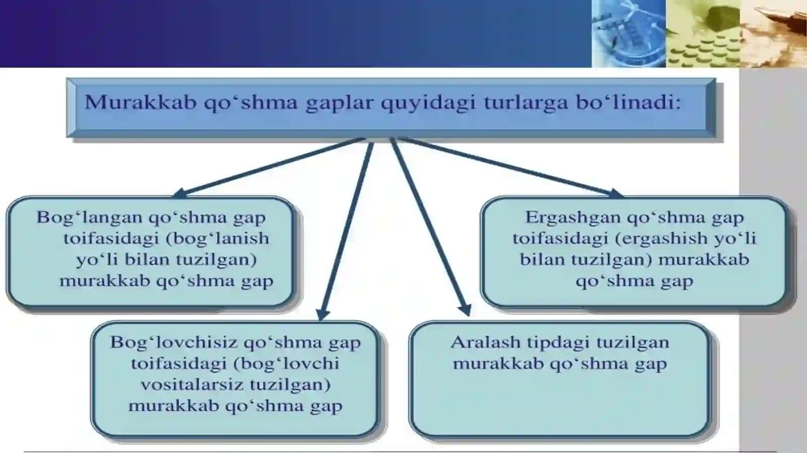Qo‘shma gap tushunchasi 4