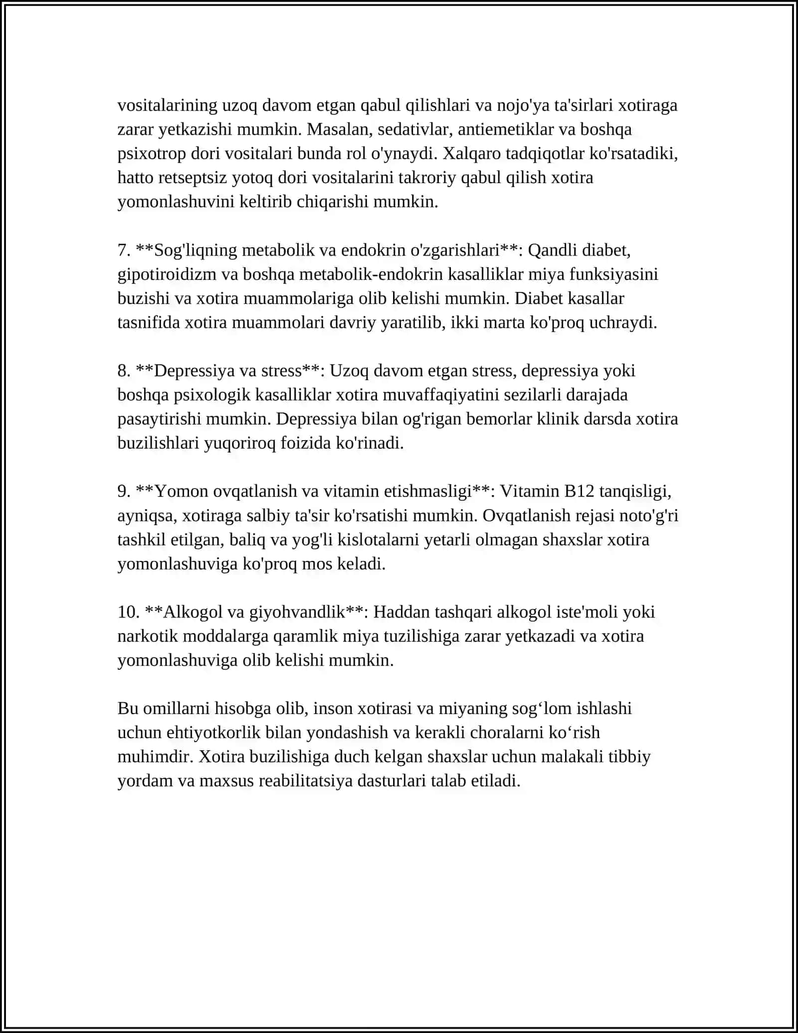 XOTIRANING BUZILISHI 4