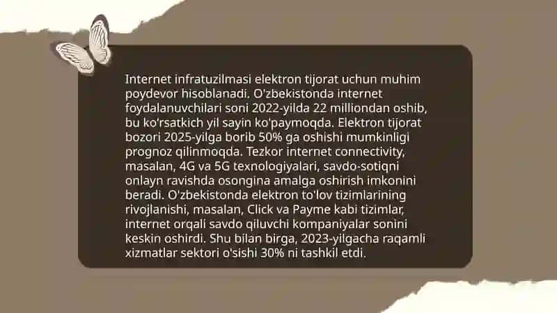 O'zbekiston Respublikasida elektron tijoratning rivojlanish holati 4