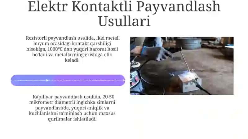 Elektr kontaktli payvandlash 4